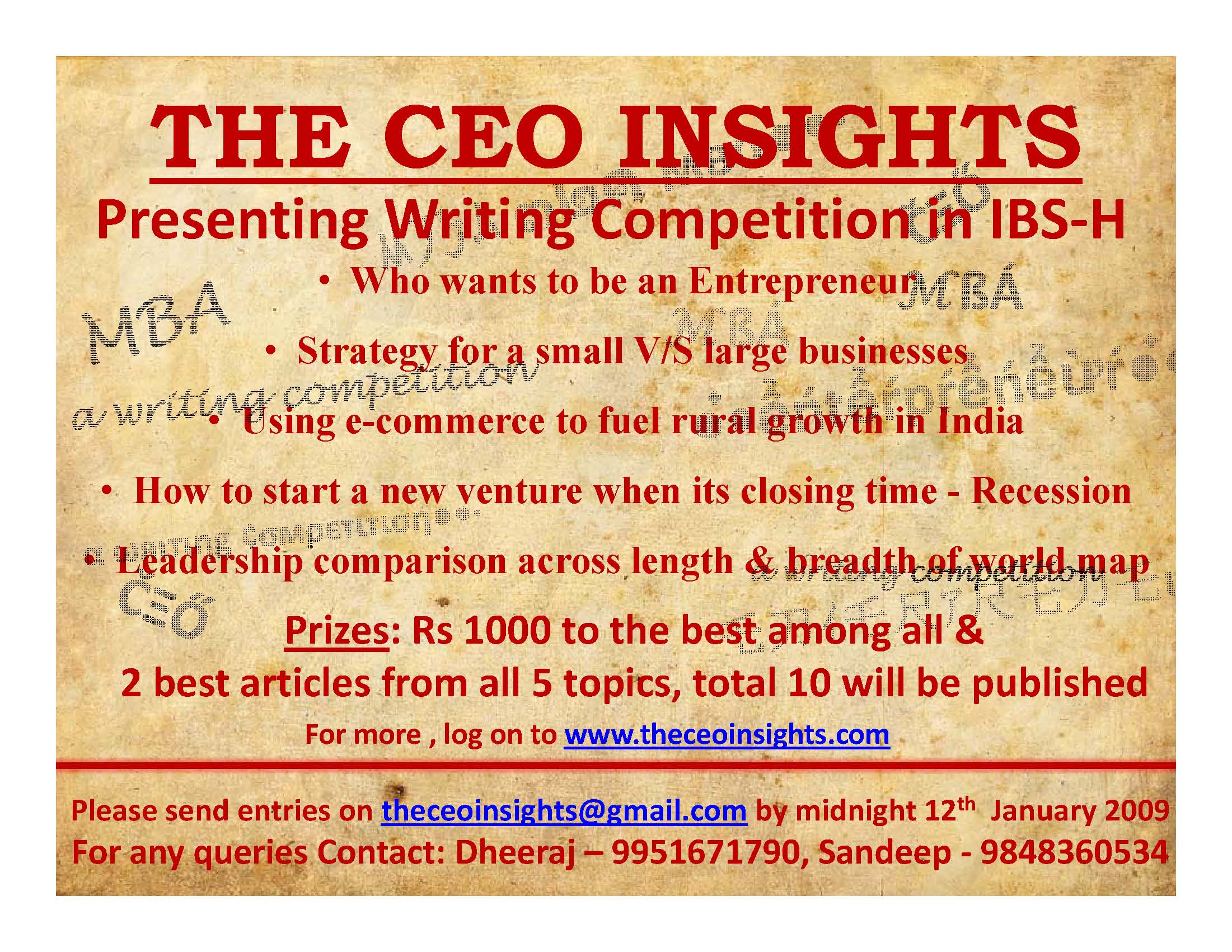 IBS-H Competition